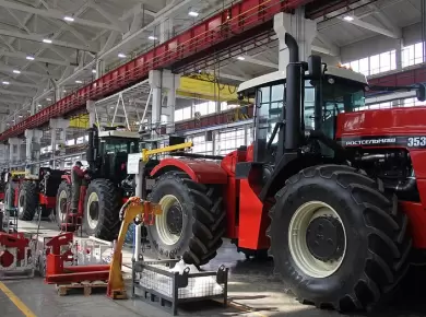 Производство линии окраски для сельхозмашиностроения